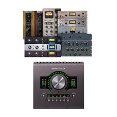 Universal Audio Apollo Twin X Duo Heritage Ed.  B-Stock - Interface de áudio Thunderbolt 3 10x6, Heritage Edition, Com processador UAD-2 Duo-core para gravações virtualmente livres de latência por meio de emulações de plug-in de compressores clássicos, eq...