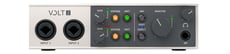 Universal Audio  Volt 2  B-Stock - Interface de áudio 2x2 USB, Conversor AD / DA de 24 bits / 192 kHz, Pré-amplificadores de microfone integrados com modo de pré-amplificador de microfone vintage, +48 V phantom power comutável, Ampl...