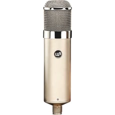 Warm Audio WA-47  - Microfone condensador valvulado de diafragma grande, Baseado no microfone clássico '47, Padrão polar comutável de 9 vias: cardióide, omnidirecional, oito + 6 estágios intermediários, Transformador ...