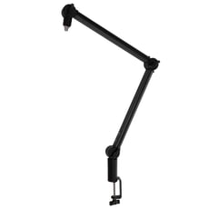 Warm Audio  WA-MBA  - boom de microfone de transmissão profissional, dobradiças de fixação fáceis de operar, sistema de gerenciamento de cabos oculto, Conectores com rosca de 3/8 e 5/8, adequados para todos os suportes ...