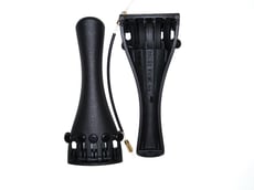 Wittner ULTRA Multi-System Violino 4/4 Preto  - 4 sintonizadores, Plástico Hi-Tech com Multi-System, Tulipa, Extra resistente, Extralight, Regulador ajustável pelo Wittner-Multi-System, 