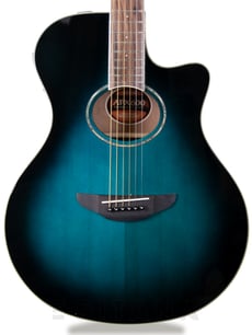Yamaha APX 600 Oriental Blue Burst  B-Stock - Forma do corpo: APX Shape, Comprimento da escala: 634 mm (25”), Comprimento do corpo: 490 mm (19 5/16”), Comprimento total: 1022 mm (40 ¼”), Largura do corpo: 384 mm (15 1/8”), Profundidade do corp...