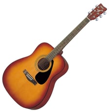 Yamaha F310 TBS  - Corpo tradicional tipo Folk, Tampo em abeto, Qualidade Yamaha num instrumento acessível, Escala em Rosewood, Raio do braço: 400mm (15.75), Escala: 634mm (25), 