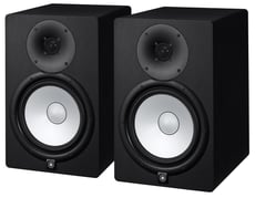 Yamaha HS 8 MP  - Par de monitores correspondentes para maior precisão na reprodução de som, Alto-falante de 8 (75 watts) + tweeter de 1 (45 watts), Bi-amplificador de 120 watts, Sistema Bass-Reflex, Resposta em fre...