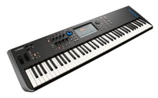 Yamaha MODX7  B-Stock - 76 teclas num teclado semipesado, Polifonia de 128 vozes com síntese de samples AWM2 e FM-X, 16 partes de capacidade multi-tímbrica (Multi Timbral Capacity), 2227 predefinições de performance, Efei...