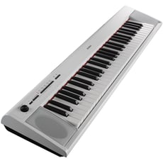 Yamaha Piaggero NP-12 WH Piano Digital - 61 teclas PSH (Piano Style Keyboard), 10 sons diferentes (Piano 1, Piano 2, E. Piano 1, E. Piano 2, Organ 1, Organ 2, Strings, Vibes, Harpsi 1, Harpsi 2), Polifonia de 64 vozes, Reverb (4 tipos), P...