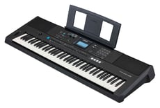 Yamaha  PSR-EW425 B-Stock - 76 teclas com resposta ao toque, 820 Sons incl. som de órgão premium, 290 estilos, Polifônico de 64 vozes, Roda de inclinação, Botão de efeito de movimento e 2 botões de controle ao vivo, 