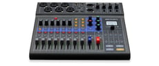 Zoom LiveTrak L-8  - Mesa de mistura diigital de 8 canais (6 combo, mais 2 TS), Gravação simultânea de 12 pistas independentes, reprodução de 10 pistas, Função Mix-Minus para evitar feedback e realimentação de áudio ao...