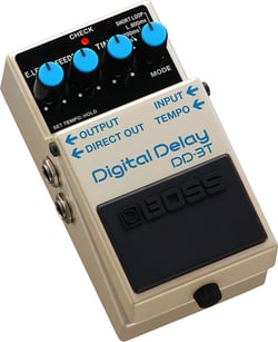 BOSS DD-3T <b>Premium</b> DELAY Digital - BOSS DD-3T Pedal Compacto Delay Digital para Guitarra Elétrica, 3 Tempos de Delay: 50 ms, 200 ms e 800 ms para configuração rápida, Função SHORT LOOP para criar Loops (igual à função Hold no origin...