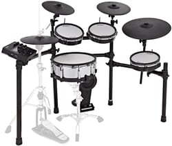 Roland TD-27KV <b>Platinum</b> E-Drum Double Mesh Head Kit  - Roland TD-27KV Kit Bateria Eletrónica 5-Peças com Peles Mesh Head, Fonte Sonora idêntica TD-50 + 728 Sons + 55 Preset Kits + 45 User, Tarola PD-140DS + Ride CY-18DR + Bluetooth + COACH e QUICK RECO...
