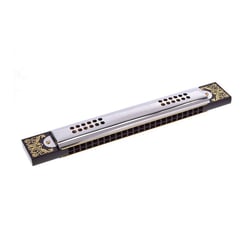 Hohner Spare Harp Kreuzwender C-Major  - Harpa Sobressalente Para Kreuzwender, Ajuste: 48, Placas de palheta de latão 0.9mm, Pente de madeira, Ajuste: C / D / F / G / A / Bb Maj, 