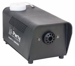 Party Light & Sound 400W PRETA  - Máquina de fumos c/ 400W potência, Volume de fumo: 50m³/minuto, Tempo de aquecimento: 2 minutos, Capacidade reservatório: 0.25 Litros, Tensão funcionamento: 230VAC, Dimensões: 247 x 132 x 153mm, 2....