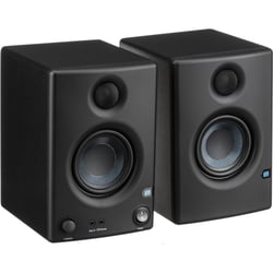Presonus Eris E3.5  - Monitores de estúdio ativos, Woofer de 3,5 com diafragma em Kevlar, Tweeter de 1 com membrana de seda, Faixa de frequência: 80-20.000 Hz, Nível de pressão sonora (SPL): 100 dBA (pico), Entradas: Co...