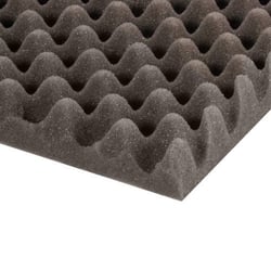 Adam hall Absorvente de Espuma Acústica 50mm  - Cor cinzenta, Material de poliuretano, 2000 mm de comprimento, 1000 mm de largura, Altura 50 mm, 50 mm de espessura, 