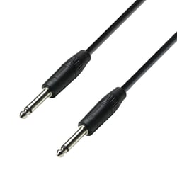 Adam hall K3 S215 PP 0150  - Tipo Cabo do alto-falante, Comprimento 1,5 m, Cinza escuro, Diâmetro do cabo 6,8 mm, Seção interna do condutor 1,5 mm², Característica 13 ohms / km, 