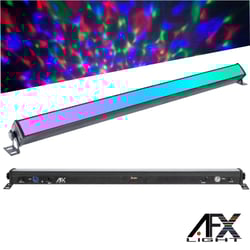 Afx Light   Barra Luz Interior 60W 224 LEDS RGB DMX BARLED200-FX - Barra LED 60W c/ 224 LEDS RGB e Strobe, LEDs: SMD5050 RGB 3 em 1, Funções: DMX, Auto, Som activo c/ microfone, MASTER/SLAVE, equipado c/ 53 canais DMX, Alimentação: 110~240VAC, 50~60Hz, Estrutura m...