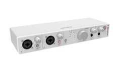Arturia  MiniFuse 4 White - Interface de áudio USB 2.0 de 4 canais - USB-C, Software incluído, 24 bits / 192 kHz, Phantom power de +48 V, Controlos iluminados e medidor de LED para mostrar o nível de entrada, Controlo de níve...