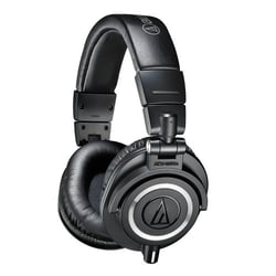 Audio Technica ATH-M50X  - Auscultador de estúdio Audio Technica ATH-M50X, Qualidade de som aclamada, Transdutores de grande abertura patenteados de 45mm, Clareza excepcional em toda a sua ampla faixa de frequência, Auricula...