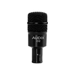 Audix D2  - Microfone especial para timbalões, Microfone dinâmico profissional, Hipercardióide, 44 - 18 kHz, 250 Ω, Máx. SPL: 144 dB, 