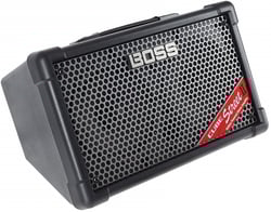 BOSS CUBE STREET II BK Coluna Amplificada 2 x 6.5 - BOSS CUBE STREET II BLACK Coluna Portátil Stereo MULTI-INSTRUMENTOS, Design Angulado para Excelente Projeção Acústica + EQ + Multi-FX, Som de Alta Qualidade + Alimentação a Pilhas + BASS REFLEX, Es...