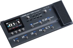 BOSS GX-100 Pedaleira Multi-Efeitos <b>Visor Táctil a Cores</b> - BOSS GX-100 Pedaleira Multi-Efeitos Premium para Guitarra e Baixo, Tecnologia AIRD utilizada na BOSS GT-1000 e BOSS GT-1000CORE, 154 Tipos Efeitos + 100 Patches Preset + Looper + EDITOR Software/Ap...