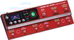 BOSS RC-600 <b>PRO Looper 6 Pistas Stereo</b> USB e Caixa Ritmos - BOSS RC-600 Pedaleira Looper TOPO GAMA com 6 Pistas e Caixa Ritmos, Gravação 6 Pistas Stereo + 13 horas Gravação + Editor software, 32-bits 44.1kHz + 200 Patterns Ritmos + 16 Kits Bateria + Porta U...