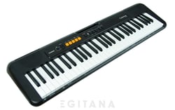 Casio CT-S100  - Teclado Casio CT-S100, 61 Teclas sem sensibilidade, Polifonia de 48 vozes, 600 Sons incorporados, 195 ritmos predefinidos, Transpose, 