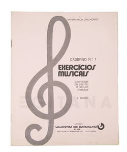 Egitana Livro Exercícios Musicais 1 Fernanda Chichorro  - 