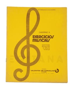 Egitana Livro Exercícios Musicais 6 Fernanda Chichorro  - 