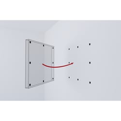 EQ Acoustics   Flexi Fit 32 set  - Permite fácil instalação e mudança de posição dos módulos acústicos de espuma, sem causar danos às superfícies de montagem, Contendo 32 peças, Autoadesivo, Dimensões por tira: 120 x 30 mm, ...