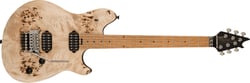 EVH  Wolfgang WG Standard Exotic Poplar Burl Baked Maple Fingerboard Natural - SÉRIE: Padrão Wolfgang®, MATERIAL DO CORPO: Basswood, PESCOÇO: Bordo Assado, ACABAMENTO DO PESCOÇO: Oleado, ESCALA: Baked Maple, raio composto de 12-16 (304,8 mm a 406,4 mm), TRASTE: 22, Jumbo, 