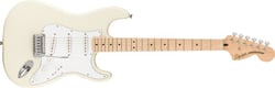 Fender  Affinity Series Maple Fingerboard White Pickguard Olympic White - Corpo: Choupo com Acabamento em Poliuretano Brilhante, Braço: Maple com formato C, acabamento em uretano acetinado e face de cabeçote de uretano brilhante, Comprimento da escala: 25,5 (648 mm), Esc...