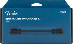Fender  Blockchain Patch Cable Kit SM Black Angled - Angled - Conector Tipo A MONO 6,3 mm Macho, Conector Tipo B MONO 6,3 mm Macho, Ângulo do conector Angular - Angular, 