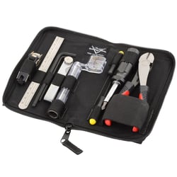 Fender CS Tool Kit  - Chave defendas 4-in-1 resistente (#1 Philips, 2 Philips, ¼” entalhe, 2.5mm entalhe), Porca de 1/2, 2 ChavesHex (Allen) (1/8” ponta de bola, 3/16” ponta de bola), 2 Hex drivers (.050, 1/16), Calibra...
