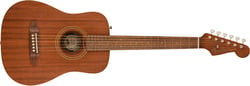 Fender DE Redondo Mini Walnut Fingerboard All Mahogany - MATERIAL DO PESCOÇO Nato, ACABAMENTO DO PESCOÇO Poliuretano acetinado, PESCOÇO FORMA C Forma, RAIO DA PLATAFORMA 15,75 (400 mm), MATERIAL DO FINGERBOARD Nogueira, POSIÇÃO INSERÇÃO Ponto Branco, ...
