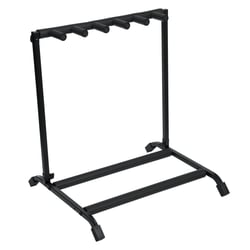 Gator Frameworks RI-GTR-RACK5  - Projetado para acomodar até 5 instrumentos, Adequado para guitarras acústicas ou elétricas, finish pó preto, Construção de aço resistente, O preenchimento de espuma fornece proteção para seus instr...
