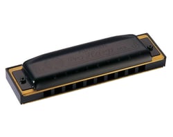Hohner 562/20 pro harp C  - Dó maior, Sistema MS, 20 Palhetas, Placas com palhetas de bronze de 0.9mm, Pente de plástico, Coberturas Greblon Coated, 