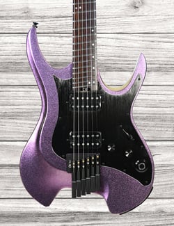 Mooer  GTRS Guitars Wing 900 Int API - Guitarra elétrica com sistema de processo inteligente GTRS integrado e transmissor sem fio, Combina uma guitarra elétrica multiescala sem cabeça compacta e leve com design de som digital avançado, ...