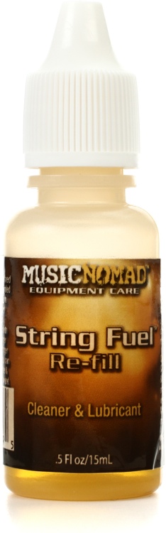 Musicnomad String Fuel Refill (15ml)  - Quantidade: 15ml, Forma conveniente de voltar a abastecer por duas vezes o aplicador String Fuel (MN109), após este ficar seco ao longo do tempo devido à sua utilização, 