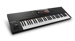 Native Instruments Komplete Kontrol S61 MK2  - Teclado / Controlador MIDI 61 teclas, 2 ecrãs de alta resolução, Inclui KOMPLETE 13 SELECT, Inclui Ableton Live 11 Lite, Dimensões: 1006 x 297 x 84 mm, Peso: 6.55 kg, 