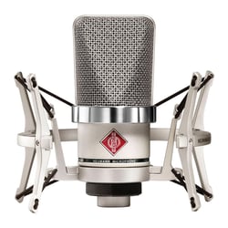 Neumann TLM 102 Studio Set  - Microfone condensador de diafragma grande Studio Set, Transdutor de gradiente de pressão, Característica direcional: cardióide, Faixa de freqüência: 20 Hz - 20 kHz, Pico SPL: 144 dB, Impedância nom...