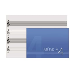 OQAN DINA5  - Caderno pauta DINA5 (21x15cm) com 4 padrões, 30 folhas (60 páginas) de papel 90 g / m2., Tampa de plástico de polipropileno fosco., 
