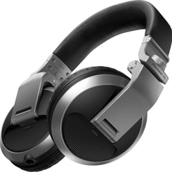 Pioneer DJ HDJ-X5 S  - Headphones Profissionais de DJ, Frequência : 5 - 30.000 Hz, Sensibilidade : 102 dB, Potência de entrada máxima 2000 mW, Impedância 32 Ω, Peso (sem cabo) 269 g, 