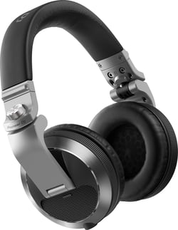 Pioneer DJ HDJ-X7-S  - Auscultadores Tipo cúpula 50 mm, Cabo em espiral retraído de 1,2 m (comprimento esticado 3 m), Conteúdo da caixa: HDJ-X7, Cabo em espiral retraído de 1,2 m (comprimento esticado 3 m), Cabo normal d...
