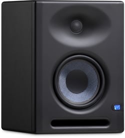Presonus Eris E5 XT  - Woofer de 5 polegadas, Tweeter de 1 polegada (25,4 mm), Dispersão sonora de 100° x 60° (tecnologia EBM), Controlos de ajuste de mistura (Nível, HPF, LF Trim, HF Trim, Acoustic Space), 80 Watt, bi-a...