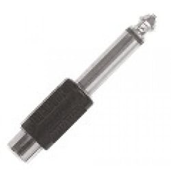 Proel  AT190  - Adaptador / conversor:, RCA fêmea, Jack mono macho Ø 6,3 mm, 