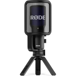 Rode  NT-USB+ - Microfone Condensador USB-C, Cápsula condensadora de 1/2 (banhada a ouro), Padrão polar: Cardióide, Pré-amplificador Revolution de alto ganho, Conversão digital: 24Bit / 48kHz, DSP integrado com fi...