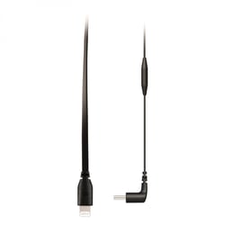 Rode SC15 Lightning Accessory Cable  - Conecte seu VideoMic NTG ao seu dispositivo iOS, Compatível com dispositivos iPhone, iPad ou iPod, Resolução de áudio de 24 bits / 96kHz para som de alta fidelidade, Monitore seus níveis usando a s...