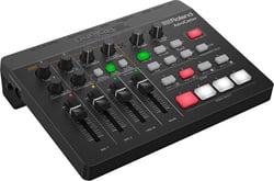 Roland VRC-01 <B>AEROCASTER Mixer Streaming Wireless</b> para Telemóveis e Tablets - Roland VRC-01 AEROCASTER Mesa Streaming Sem Fios para Telemóveis e e Tablets, Solução Streaming Sem-Fios + Controlador Hardware + Apps Roland iOS/Android, Utilização simultânea 4 câmaras de Telemóv...
