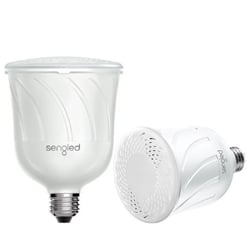 Sengled Pulse Master Kit  - Potência: 8 watts, Fluxo luminoso: 600 lúmen, Ângulo de feixe: 105 graus, Temperatura de cor: 2700 kelvin – branco quente, Índice de restituição de cor: 80, Regulação: Led regulável através do seu ...